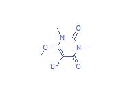 5-bromo-6-methoxy-1,3-dimethyl-1H-pyrimidine-2,4-dione