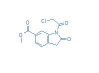 1-(2-chloroacetyl)-2-oxo-2,3-dihydro-1H-indole-6-carboxylic acid methyl ester  CAS: 1160293-25-3